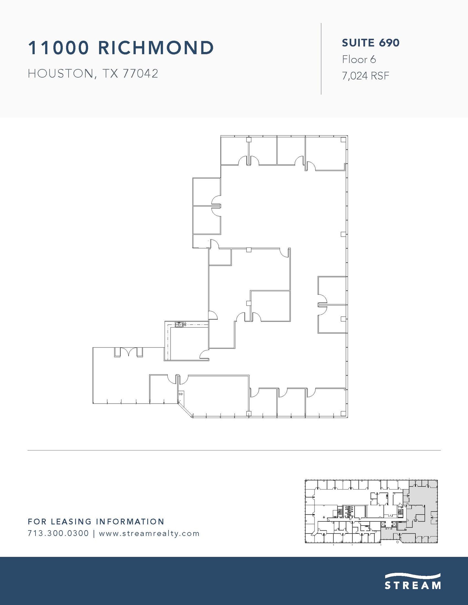 11000 Richmond Ave, Houston, TX for lease Floor Plan- Image 1 of 1