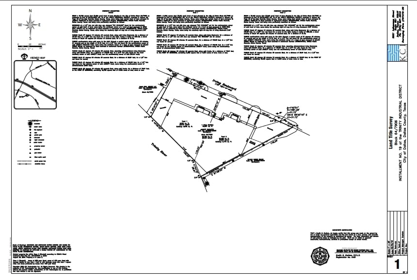 2833 Irving Blvd, Dallas, TX for sale - Plat Map - Image 2 of 8