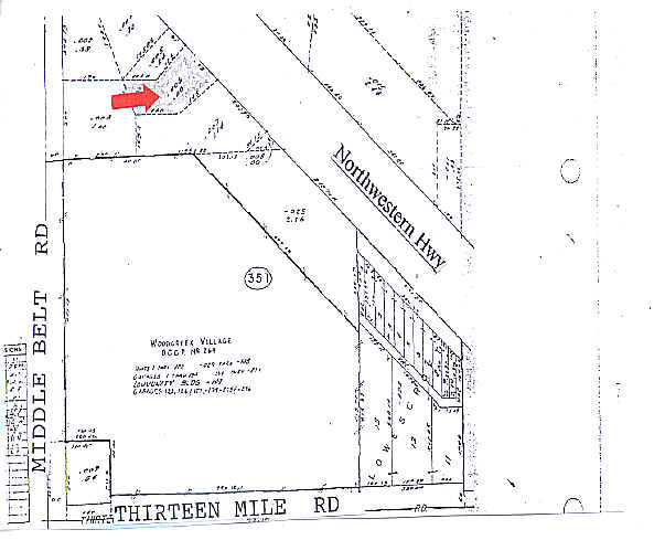 31471 Northwestern Hwy, Farmington Hills, MI for lease - Plat Map - Image 2 of 2