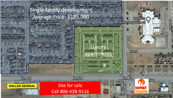 1617 82nd | 3+ acres right on 82nd by I-27 - Owner Financed Property