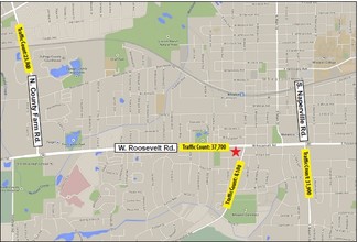 400 W Roosevelt Rd, Wheaton, IL - aerial  map view - Image1