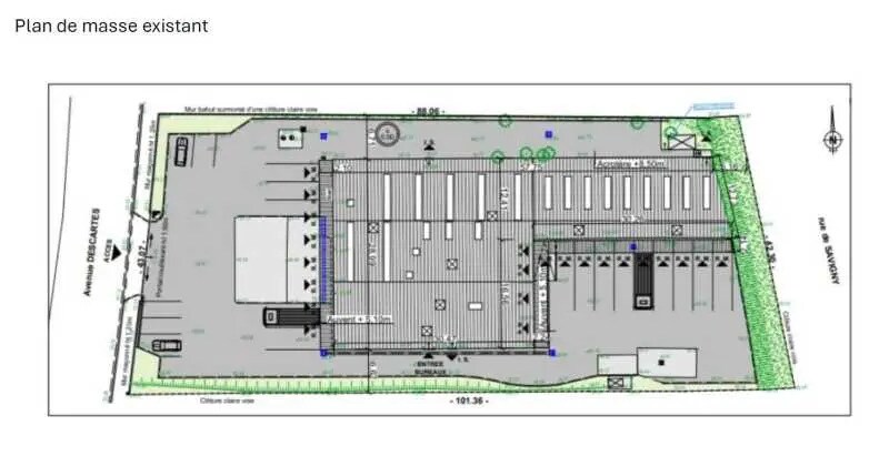 11 Avenue Descartes, Morangis for lease - Site Plan - Image 2 of 5