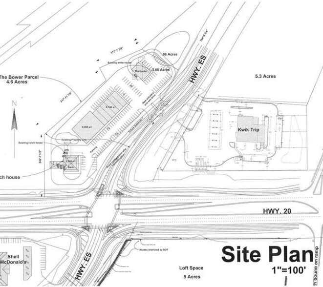 N8321 County Road ES, East Troy, WI for lease - Site Plan - Image 3 of 4