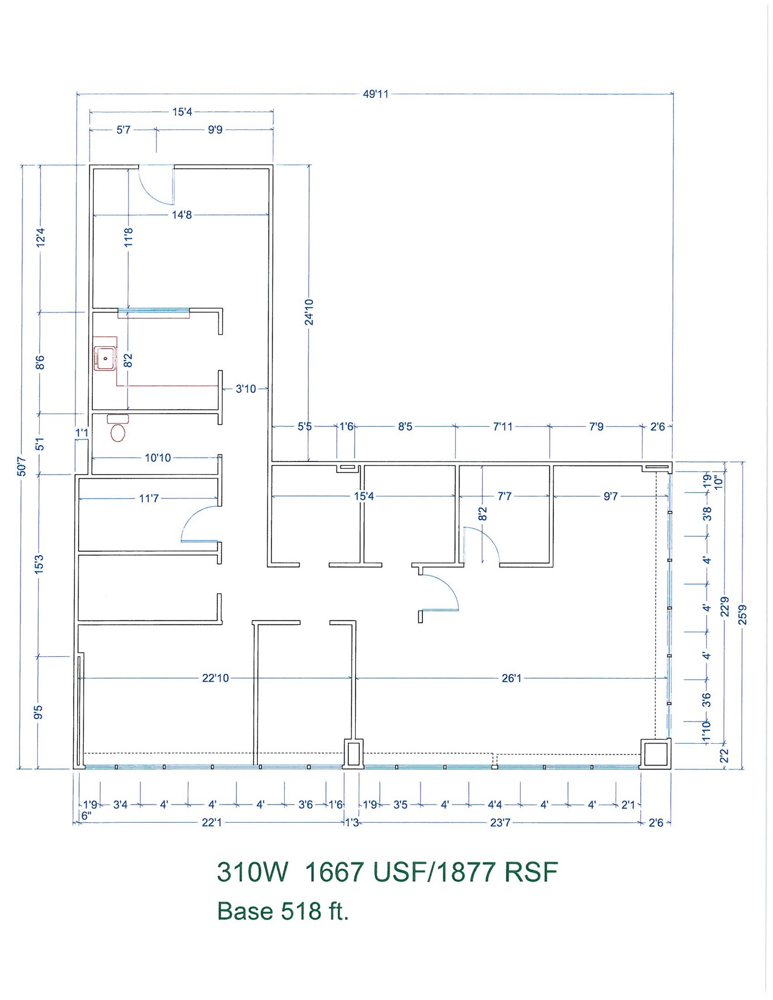 15565 Northland Dr, Southfield, MI for lease Floor Plan- Image 1 of 1