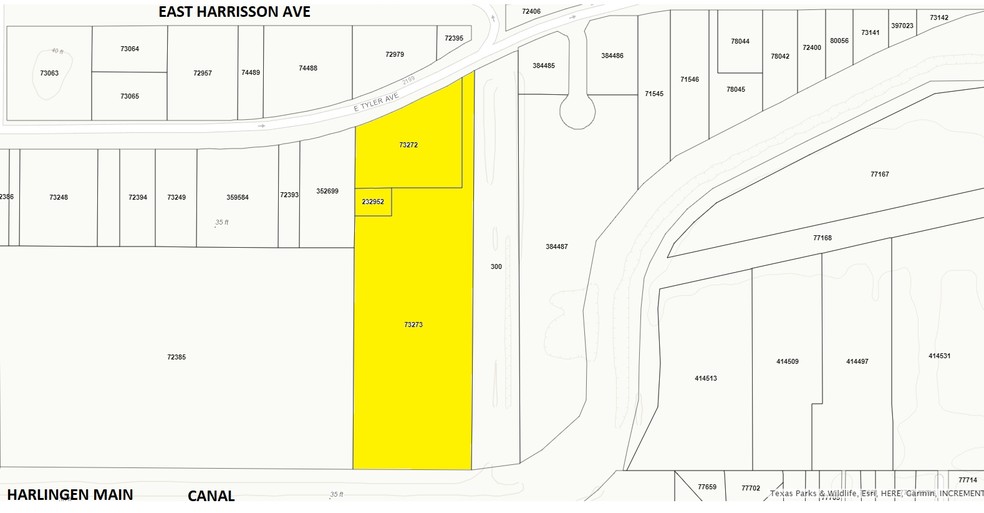 2422 E Tyler Ave, Harlingen, TX for sale - Plat Map - Image 2 of 7