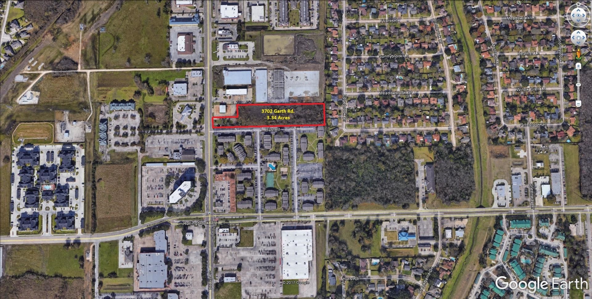 3702 Garth Rd, Baytown, TX for sale Plat Map- Image 1 of 3