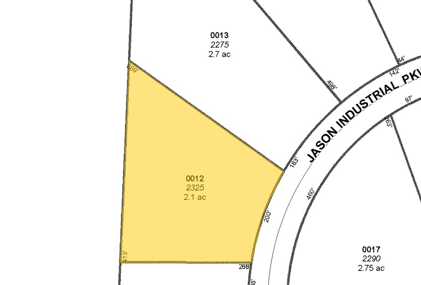 2325 Jason Industrial Pky, Winston, GA for lease - Plat Map - Image 2 of 9