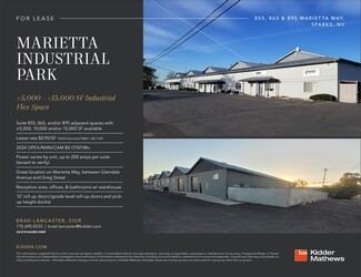 More details for 855-895 Marietta Way, Sparks, NV - Industrial for Lease