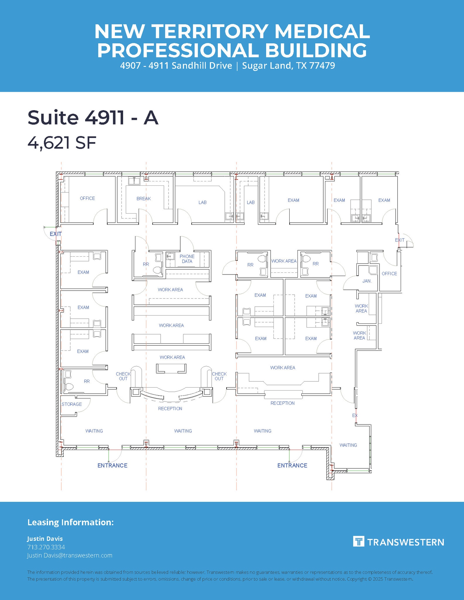 4907 Sandhill Dr, Sugar Land, TX for lease Floor Plan- Image 1 of 1