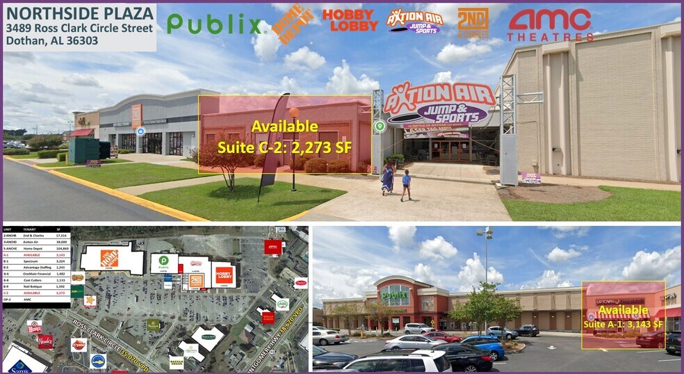 3525 Ross Clark Cir, Dothan, AL 36303 Northside Plaza