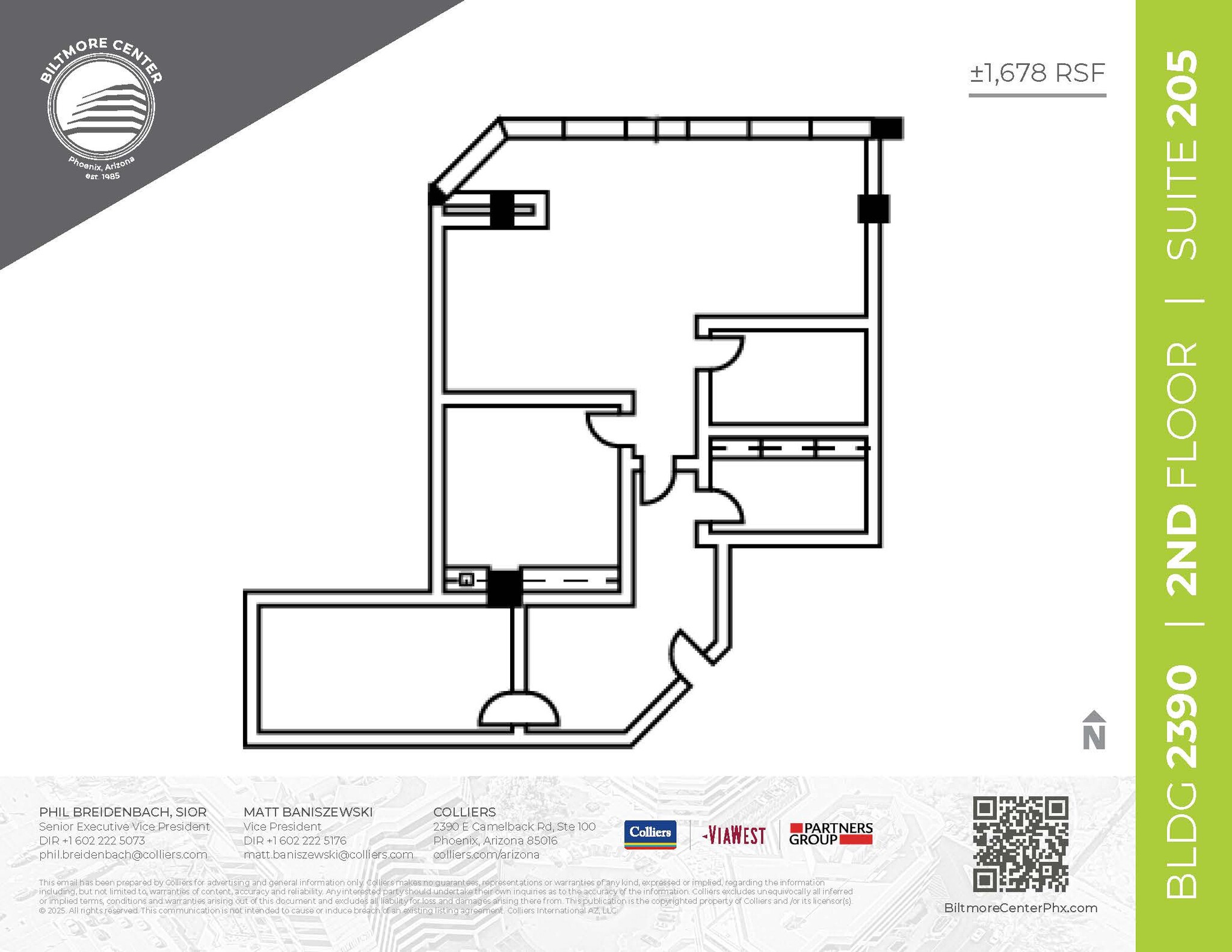 2398 E Camelback Rd, Phoenix, AZ for lease Floor Plan- Image 1 of 2