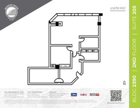 2398 E Camelback Rd, Phoenix, AZ for lease Floor Plan- Image 1 of 2