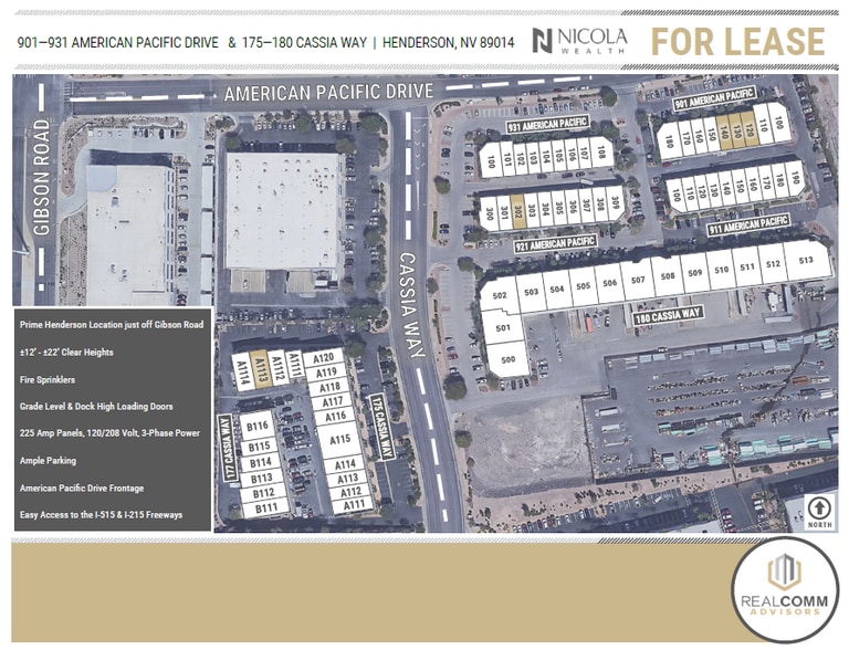 901 American Pacific Dr, Henderson, NV for lease - Site Plan - Image 2 of 8