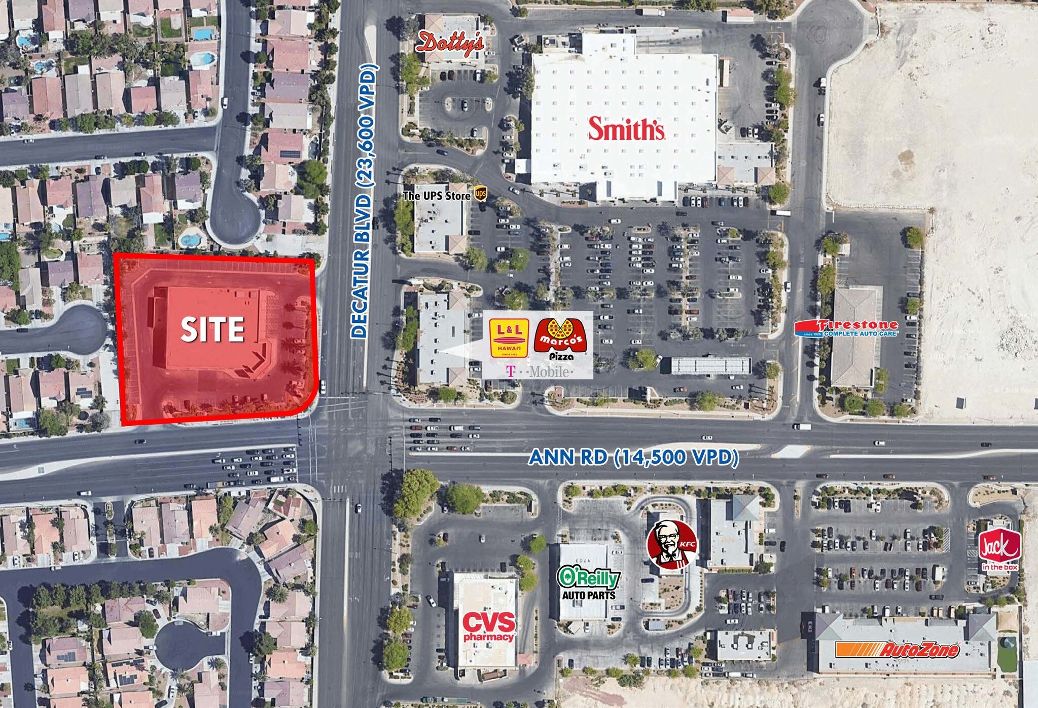 4810 W Ann Rd, Las Vegas, NV for lease Aerial- Image 1 of 13