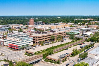 600-610 Central Ave, Highland Park, IL - aerial  map view