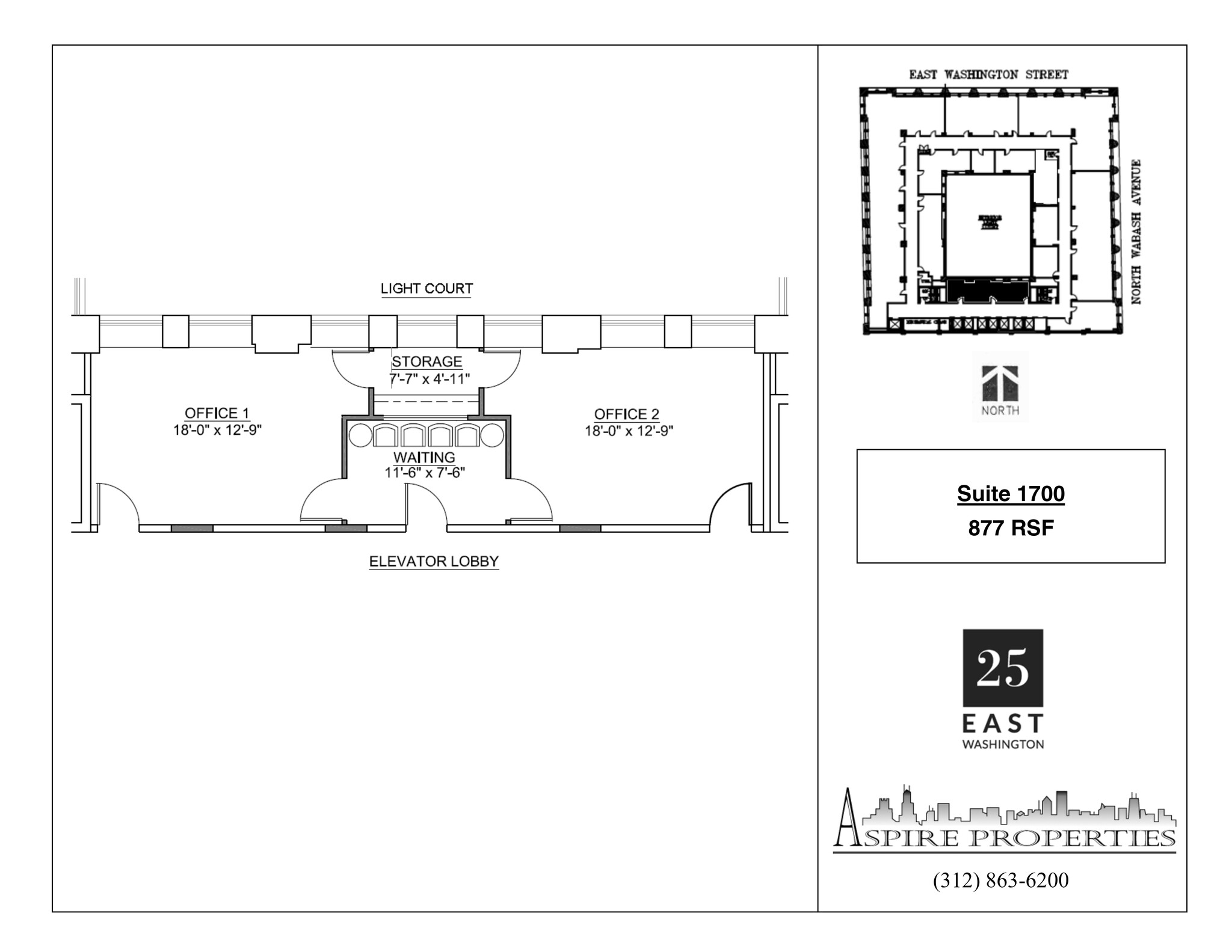 25 E Washington St, Chicago, IL for lease Site Plan- Image 1 of 1