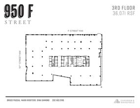 950 F St NW, Washington, DC for lease Floor Plan- Image 2 of 2