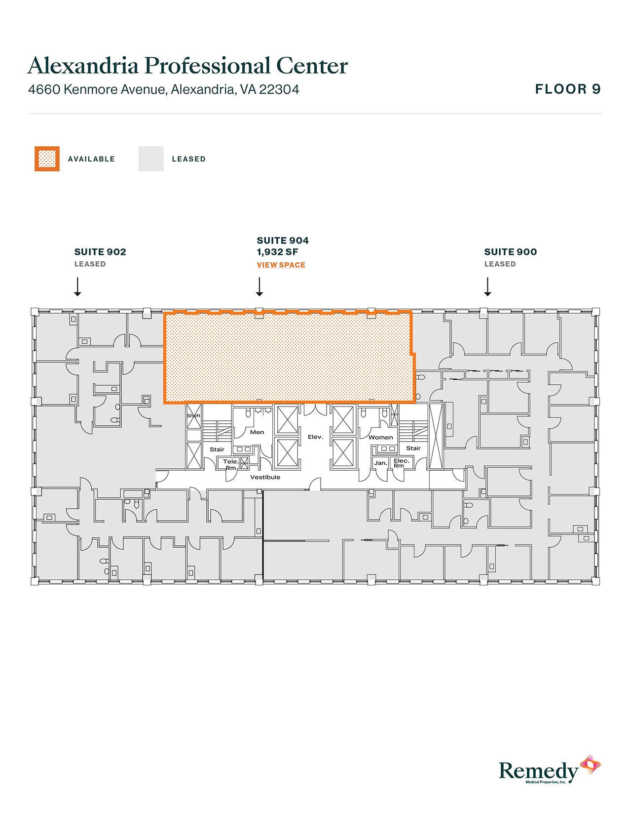4660 Kenmore Ave, Alexandria, VA for lease Floor Plan- Image 1 of 2
