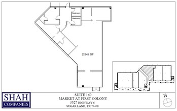 3527 Highway 6, Sugar Land, TX for lease Floor Plan- Image 1 of 2