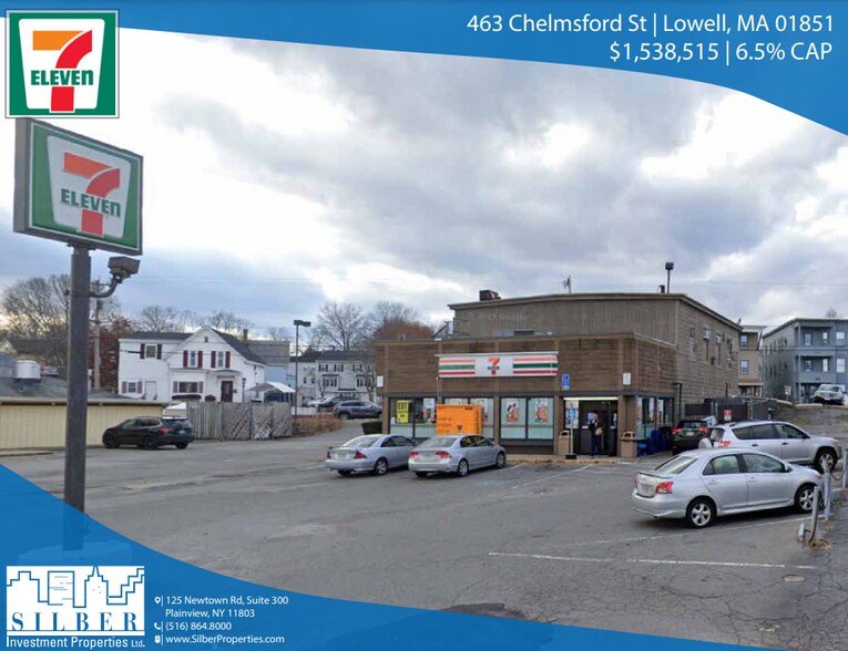 463 Chelmsford St, Lowell, MA for sale - Building Photo - Image 1 of 1