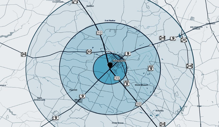 12-40 Georgetown Plz, Georgetown, DE for lease - Aerial - Image 3 of 11