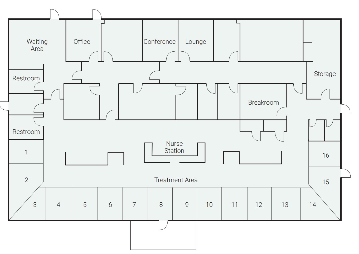 129 King St, Jonesboro, GA for lease Floor Plan- Image 1 of 1