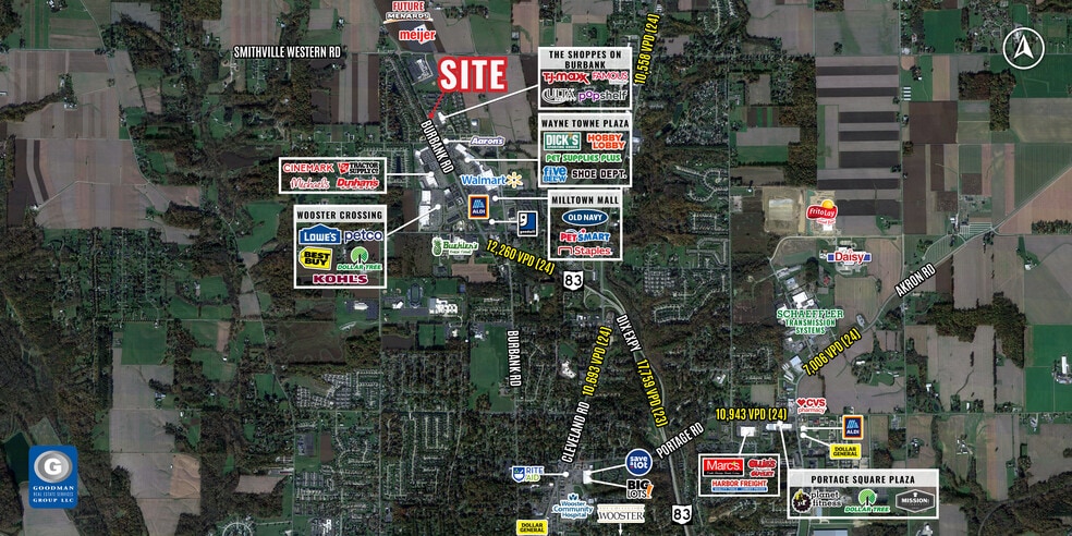 4389 Burbank Rd, Wooster, OH for lease - Aerial - Image 3 of 3