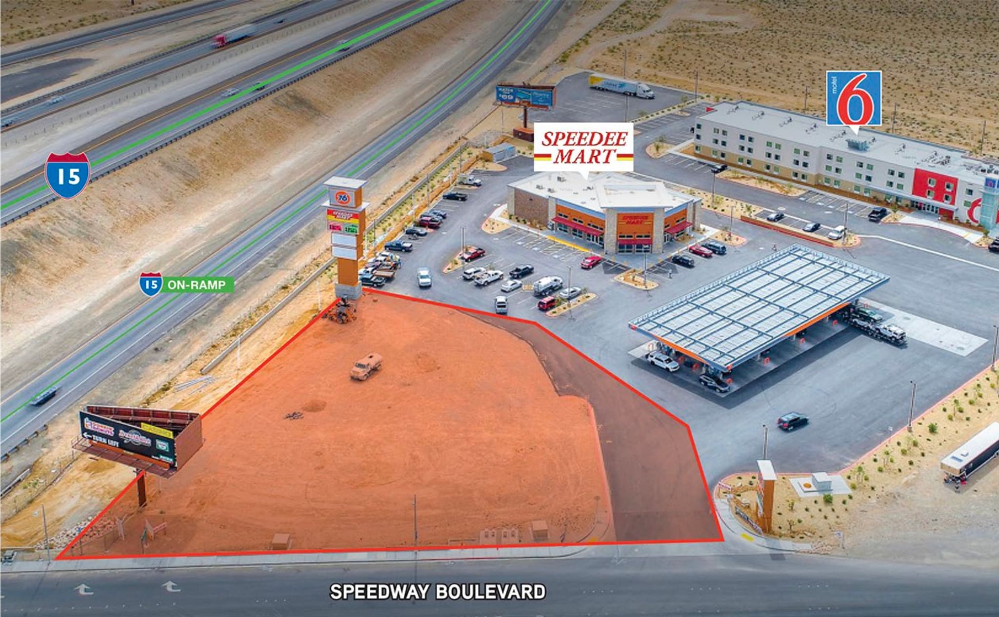 SWC Speedway and I-15 blvd, Las Vegas, NV for sale Primary Photo- Image 1 of 5