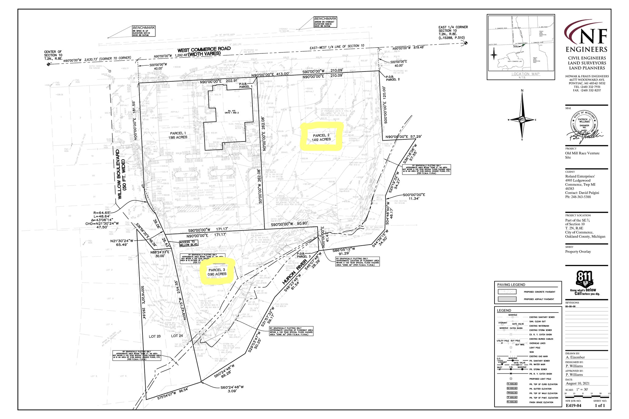 401 W Commerce Rd, Commerce Township, MI for sale Site Plan- Image 1 of 3