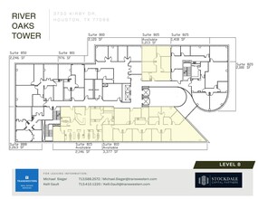 3730 Kirby Dr, Houston, TX for lease Floor Plan- Image 2 of 2