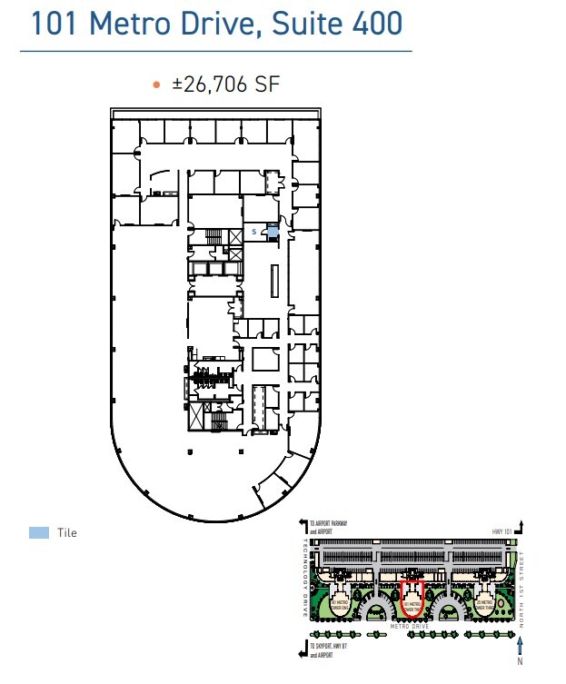 83-101 Metro Dr, San Jose, CA for lease Floor Plan- Image 1 of 1