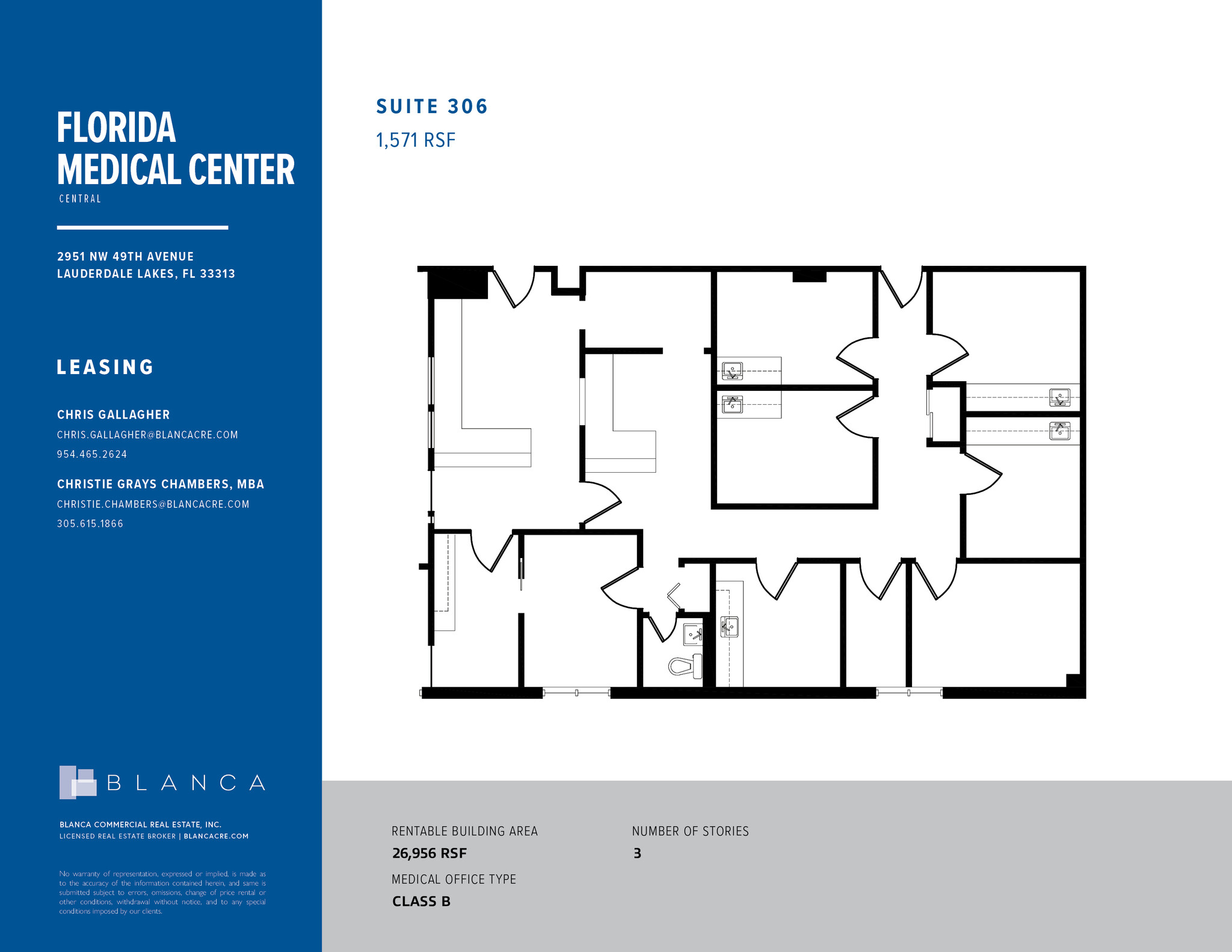 2951 NW 49th Ave, Lauderdale Lakes, FL for lease Floor Plan- Image 1 of 2