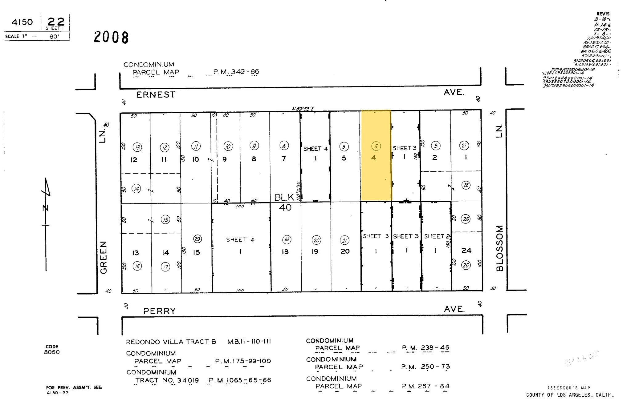 2016 Ernest Ave, Redondo Beach, CA for sale Plat Map- Image 1 of 1