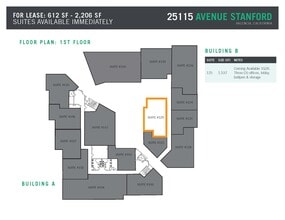 25115 Avenue Stanford, Valencia, CA for lease Floor Plan- Image 2 of 7