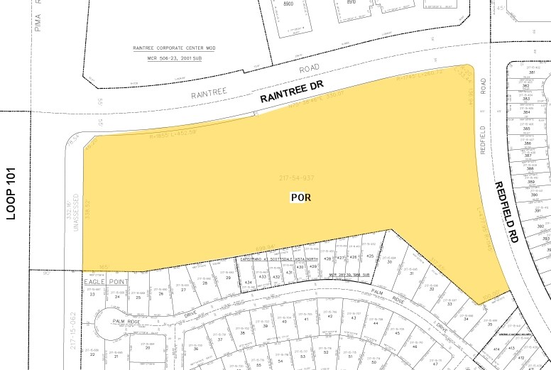 8901 E Raintree Dr, Scottsdale, AZ for sale - Plat Map - Image 1 of 1