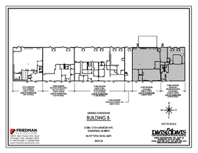 21455 Melrose Ave, Southfield, MI for lease Floor Plan- Image 2 of 3