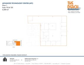 2021 Lakeshore Dr, New Orleans, LA for lease Site Plan- Image 2 of 2