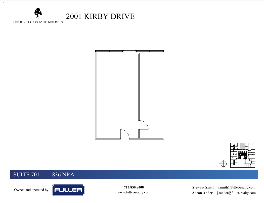 2001 Kirby Dr, Houston, TX for lease Floor Plan- Image 1 of 1