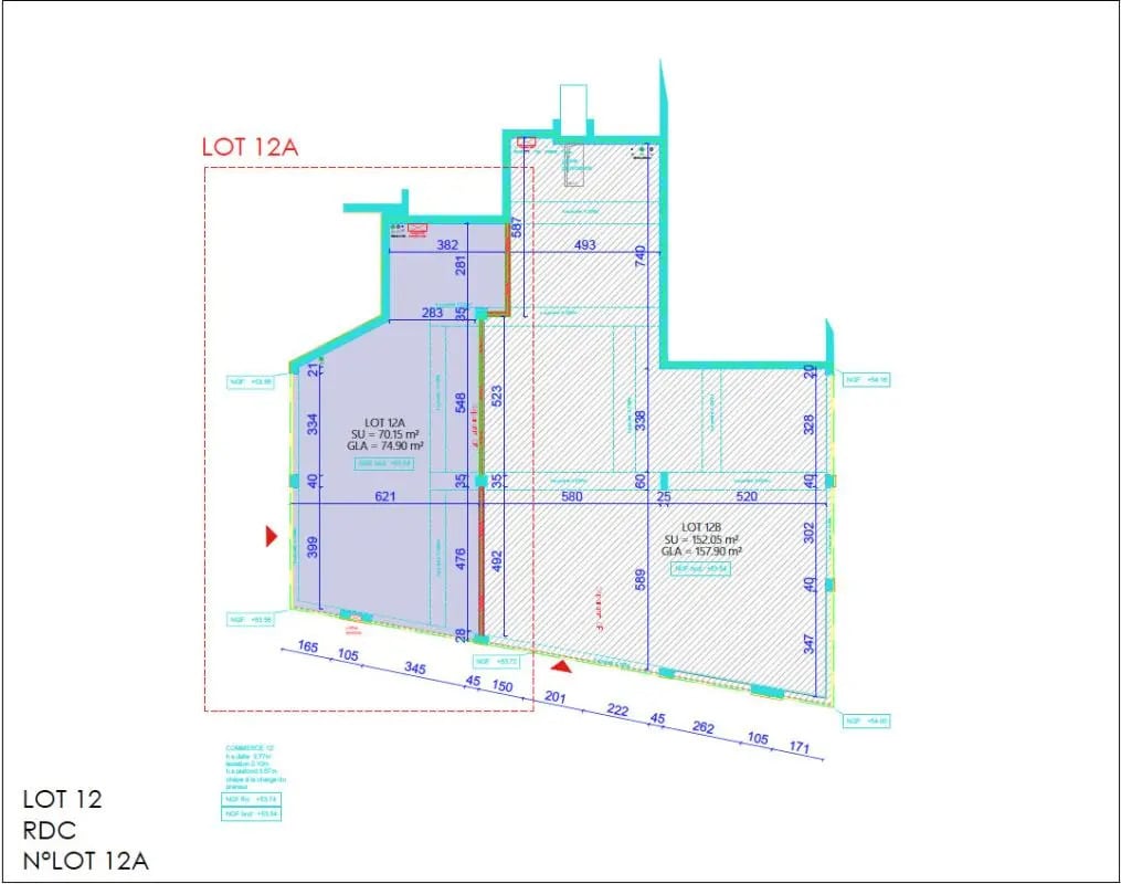 Location Commerce 75 m² - Photo 1