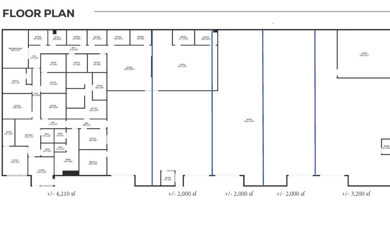 500 S Kealy Ave, Lewisville, TX 75057 - Unit 1 -  - Floor Plan - Image 1 of 1