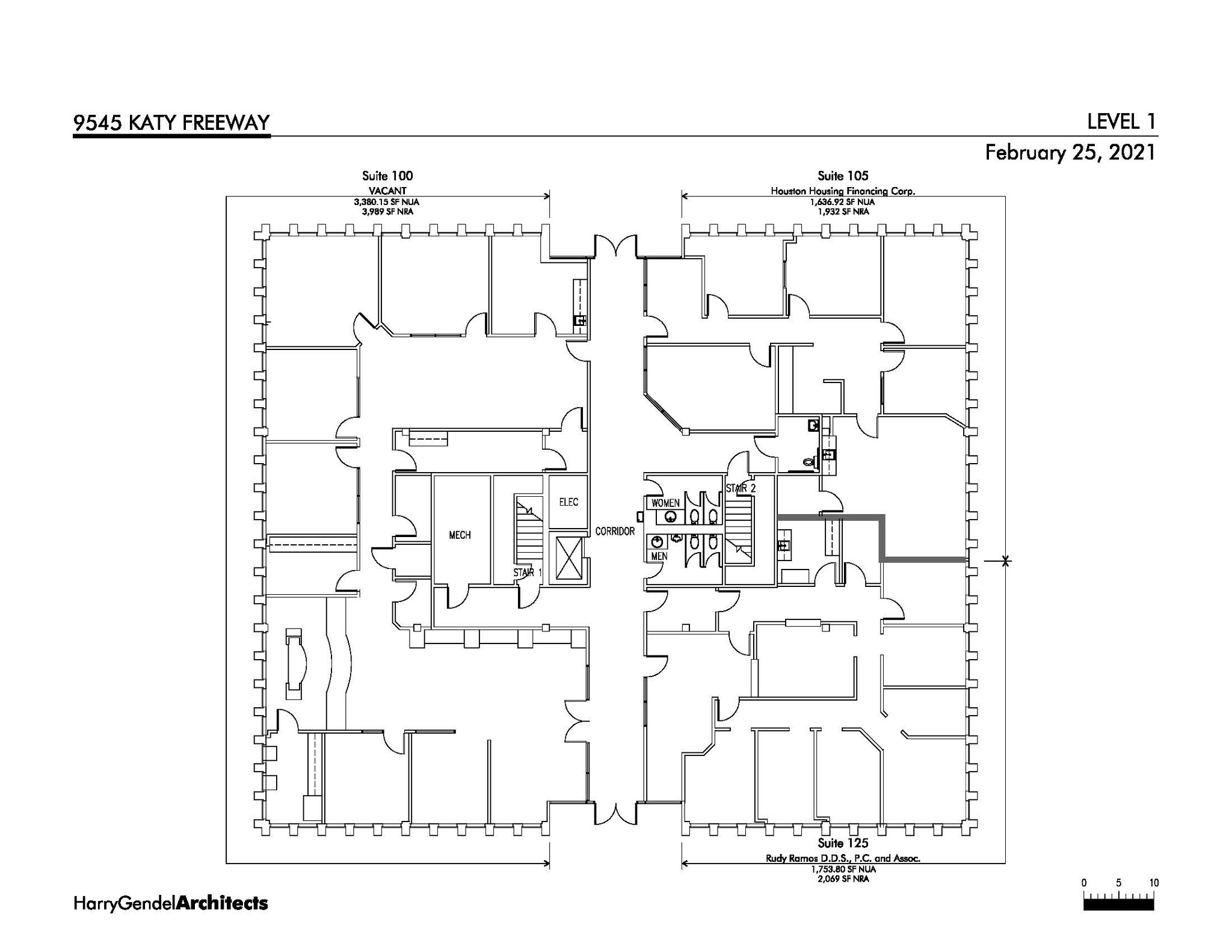 9545 Katy Fwy, Houston, TX for lease Floor Plan- Image 1 of 1