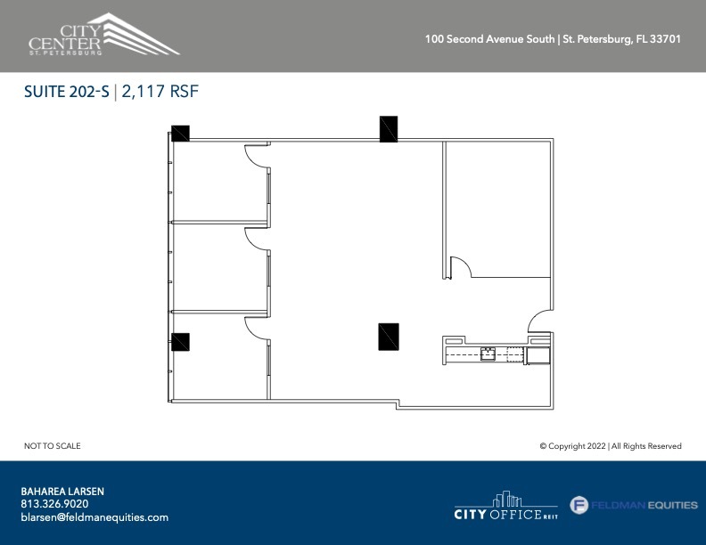 100 2nd Ave S, Saint Petersburg, FL for lease Floor Plan- Image 1 of 2