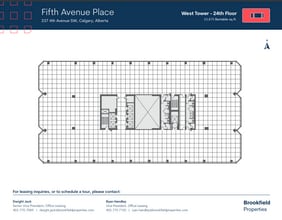 237 4th Ave SW, Calgary, AB for lease Floor Plan- Image 1 of 1
