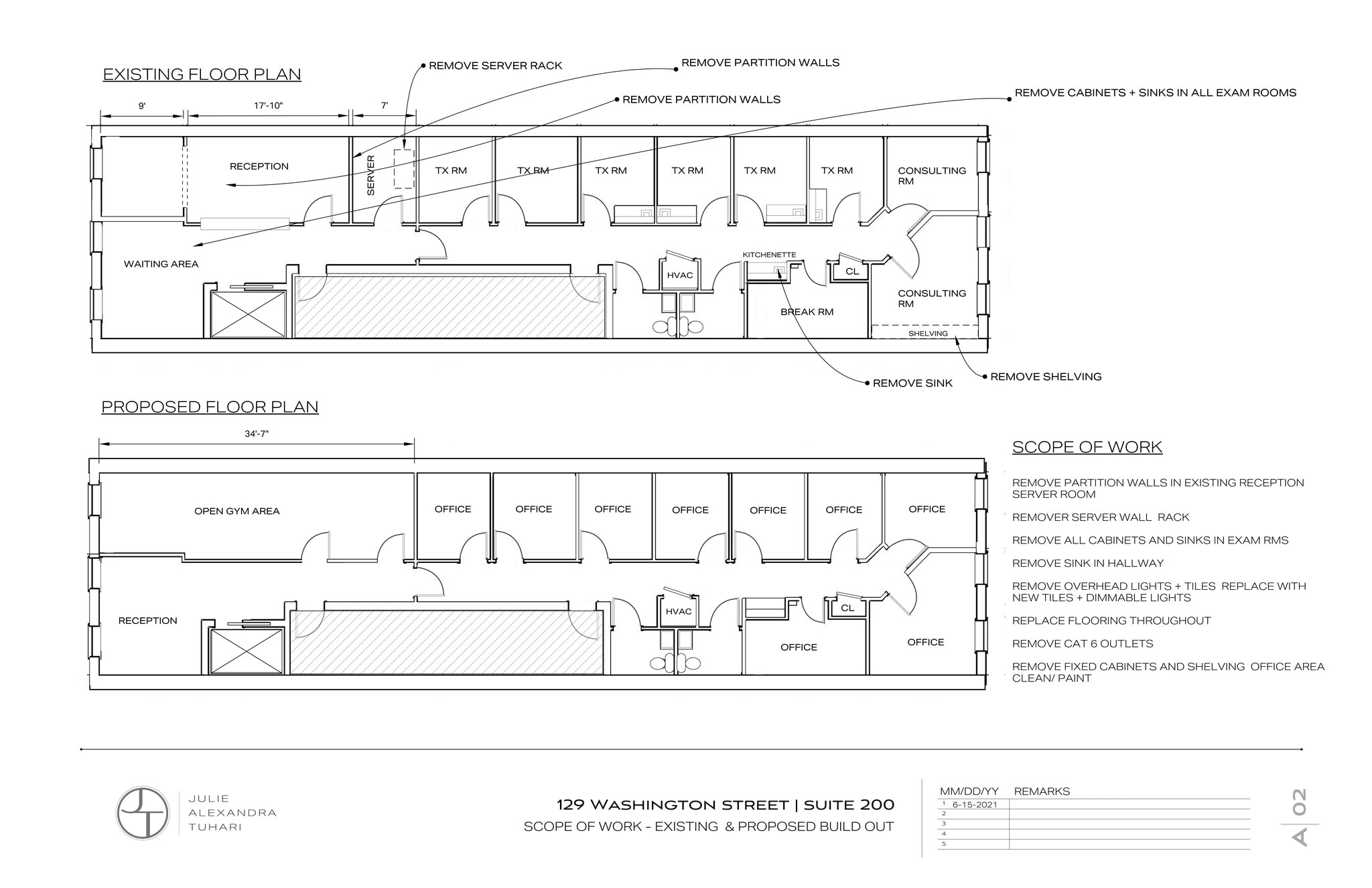 129 Washington St, Hoboken, NJ for lease Floor Plan- Image 1 of 1
