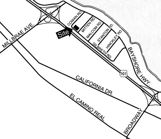 1818 Gilbreth Rd, Burlingame, CA for sale - Site Plan - Image 1 of 1