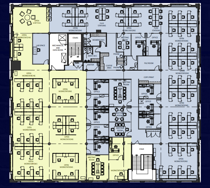 902 11th Ave SW, Calgary, AB for lease Floor Plan- Image 1 of 1