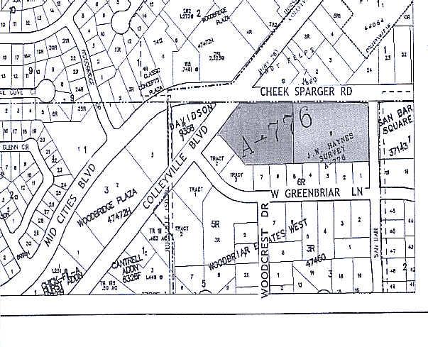 3901 Colleyville Blvd, Colleyville, TX for lease - Plat Map - Image 2 of 5