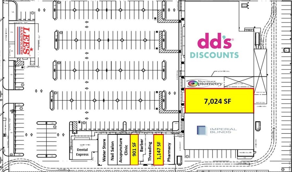 1212-1256 S Magnolia Ave, Anaheim, CA for lease - Site Plan - Image 2 of 8