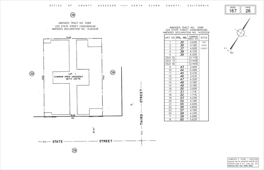 220 State St, Los Altos, CA for sale - Plat Map - Image 1 of 1