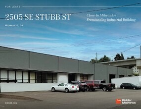 2505 SE Stubb St, Milwaukie, OR for lease Interior Photo- Image 1 of 3